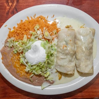 L Cheese Sauce Enchiladas