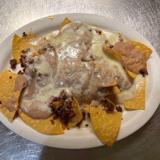 Chorizo & Bean Nachos